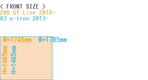 #208 GT Line 2019- + A3 e-tron 2013-